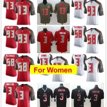 Женские футболки Tampa Bay Mike Evans Kwon Александер Джамис Уинстон Джералд Маккой