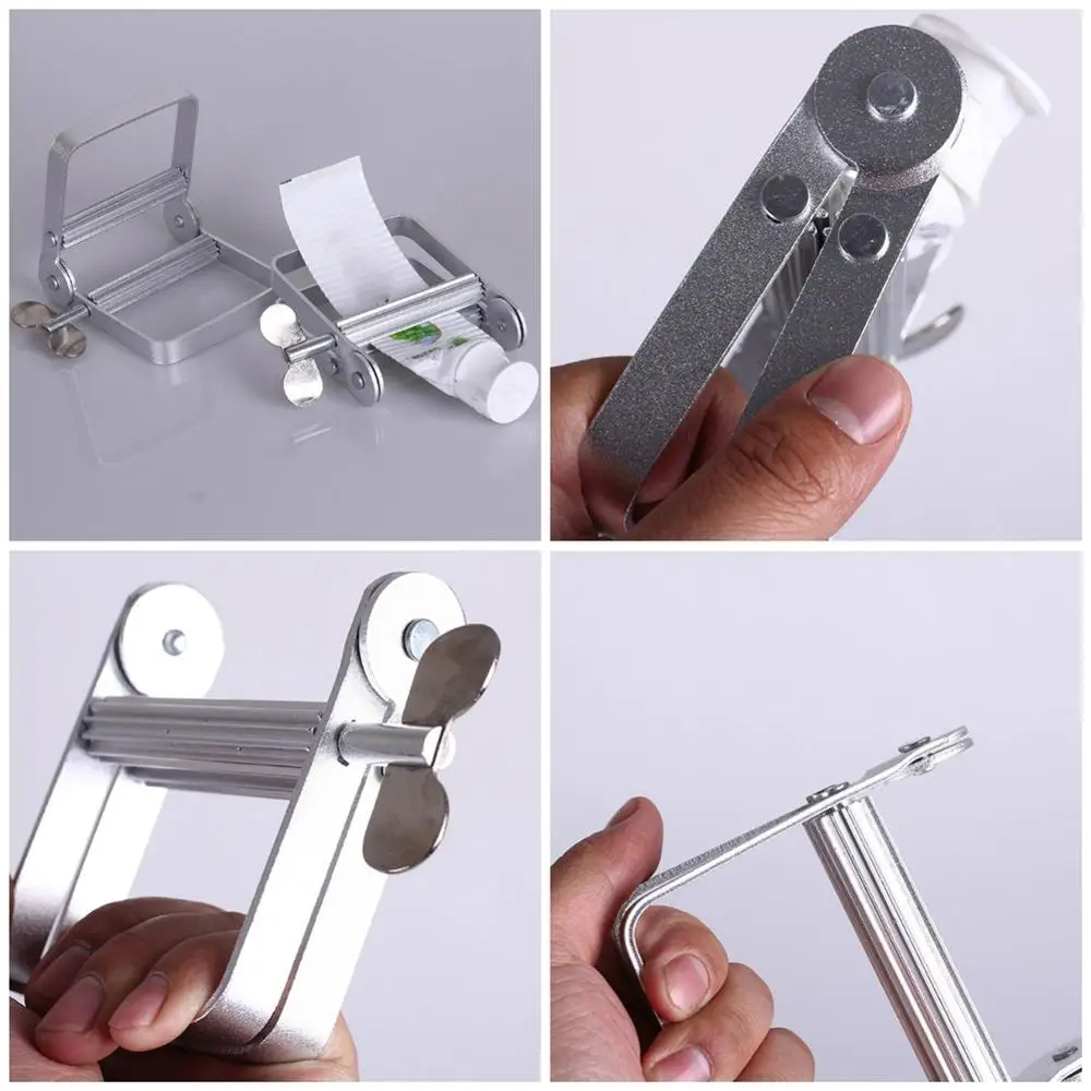 Toothpaste Squeezer Metal Tube Squeezer Lazy Toothpaste Dispenser Tools Hair Color Dye Cosmetic Paint Squeezer Tube Wringer