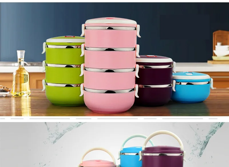 Stainless Steel Metal Lunch Box For Children Student Insulation Thermal Sushi Food Container Portable Japan Bento Box Dinner Set9