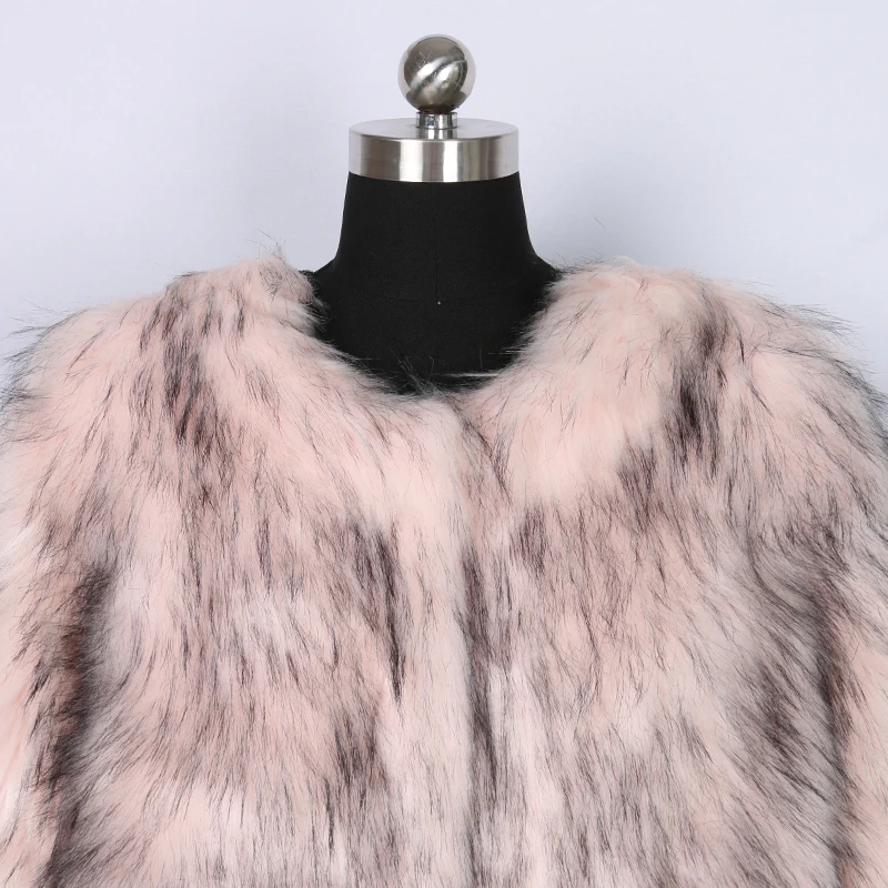 Nerazzurri розовая куртка из искусственного лисьего меха, утолщенное теплое Свободное пальто для зимы размера плюс, Женское пальто из искусственного меха 6xl 7xl, пушистая куртка, искусственная шуба полушубок эко мех