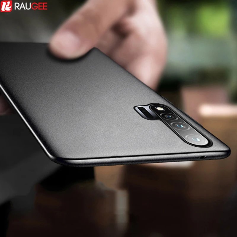 Силиконовый чехол для huawei Nova 6 противоударный ультра тонкий ТПУ матовый полный