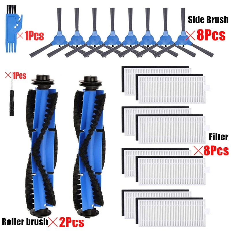 Roller Brush Side Brushes Hepa Filters For Eufy Robovac 11s 30 30c 印象のデザイン