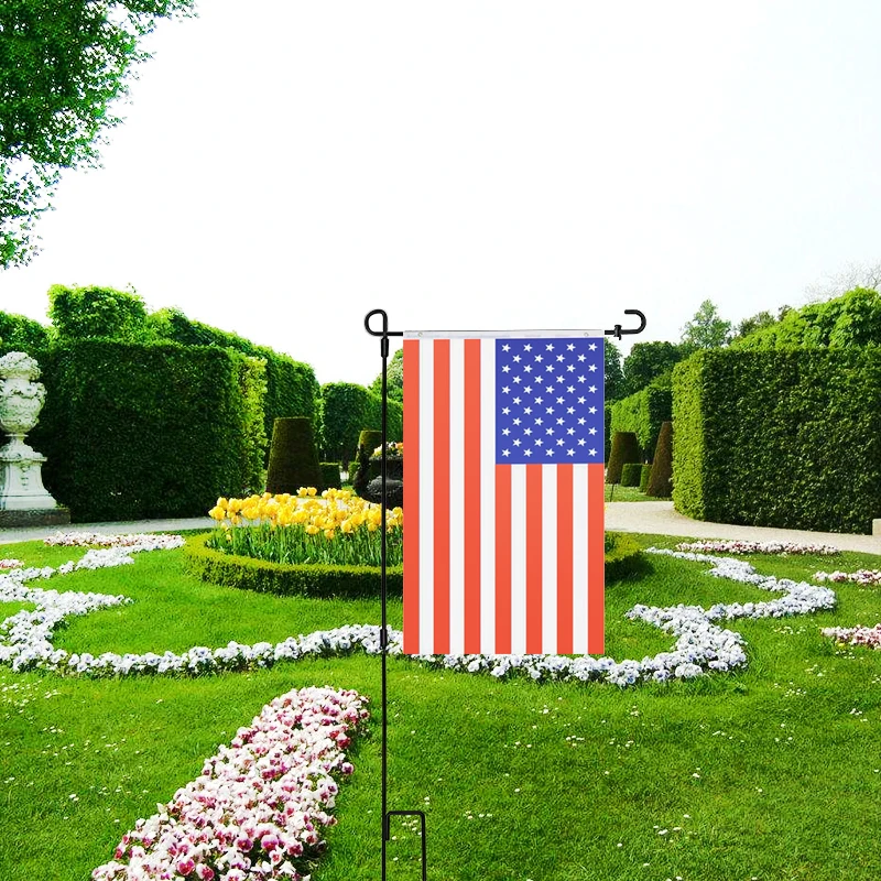 Новинка 2019 мини железная подставка для садовых флагах держатель баннеров двора