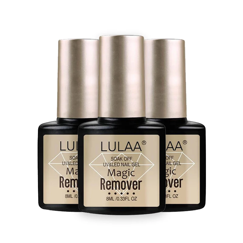 3 bottles УФ-гель для ногтей Burst Magic Nail Remover Жидкость для удаления липкого слоя Замачивание Гель-лак обезжириватель очиститель маникюрные инструменты - Цвет: 3 bottles