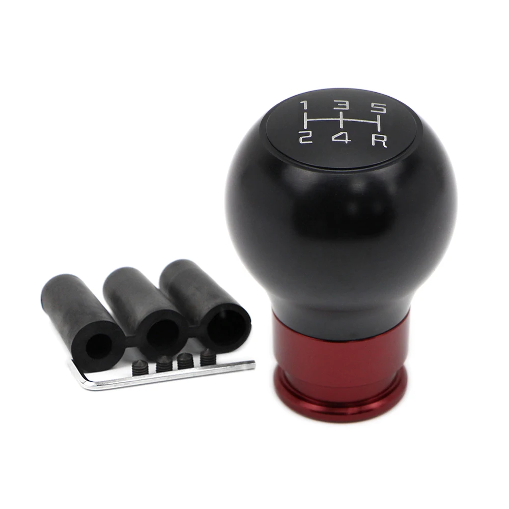 

Gear Shift Knob 5 Speed Universal Manual Transmission Handle Lever Stick Shifter Knob Ball Aluminum Black