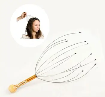 

Claw Massager Body Massager Octopus Head Scalp Neck Equipment Stress Release Relax Massage Tens Pain Relief Head Care C178 NEW