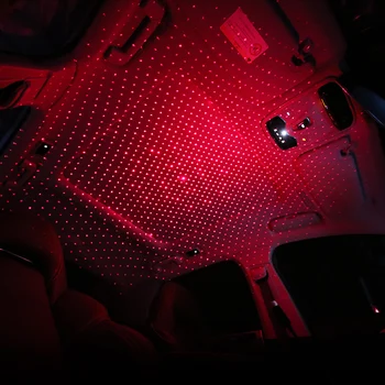 

LED Car Roof Star Sky Light USB Atmosphere Projector Lamp Interior Decoration Lamp Accessories For Chevrolet Peugeot VW KIA