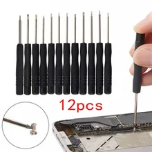 Kit d'outils de démontage de téléphone portable, jeu de tournevis, lunettes montre téléphones ouverture levier téléphone portable, kit d'outils de démontage pour Iphone Samsung accessoire 12 pièces