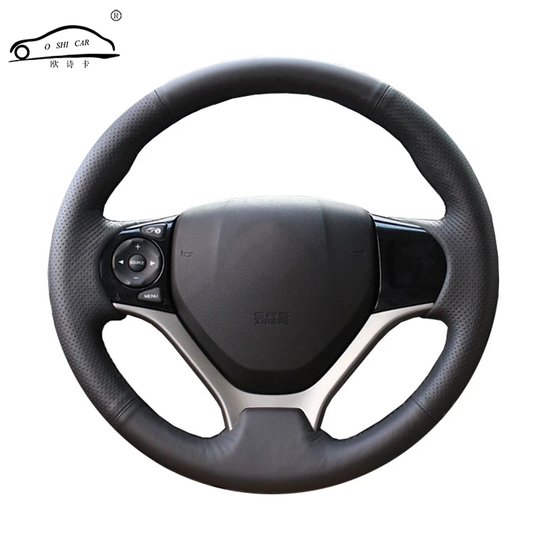 Чехол на руль для Honda Civic 9 2012 2015 10 2016 2017 CRV CR V Old City Fit Jazz/оплетка рулевого колеса|steering