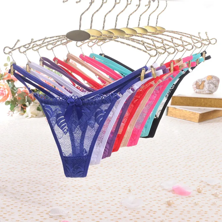Трусики стринги женские кружевные с низкой посадкой 1/2/3 шт.|Женские трусики| |