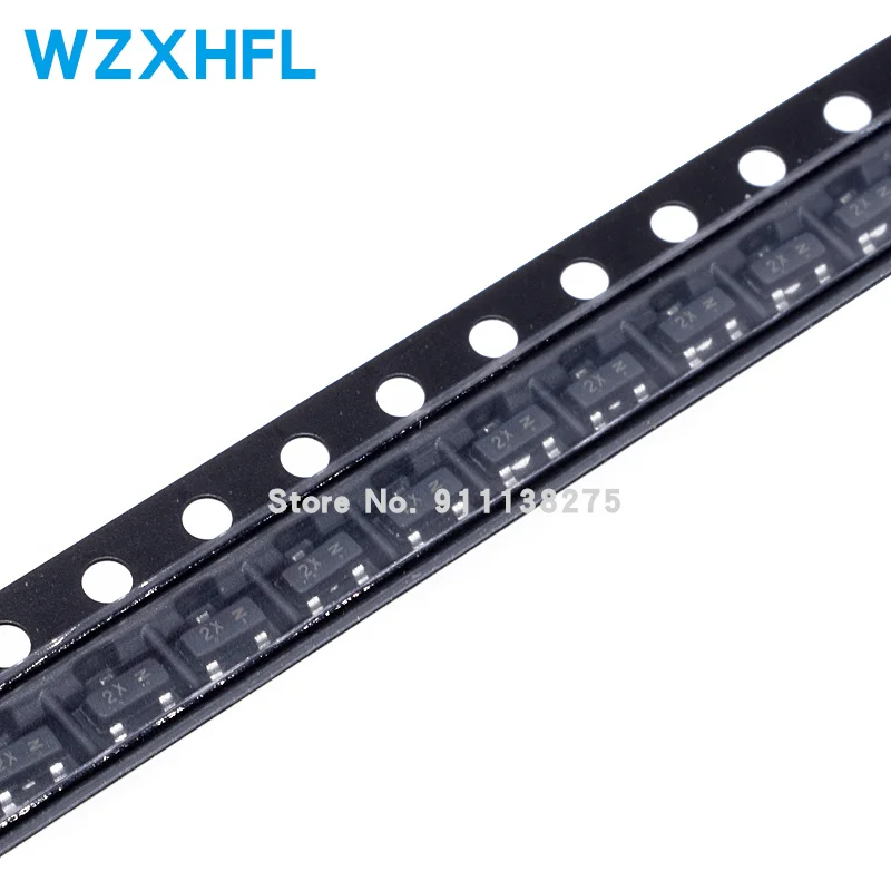 100PCS MMBT4401LT1G SOT23 2N4401 PMBT4401 2X W2X SOT23 SMD Transistor new and original IC Chipset