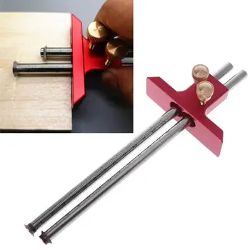 

Carpentry Scriber Double Headed Scribe Blade Woodworking Double-Line Marking Gauge Ruler Tools For Carpenters