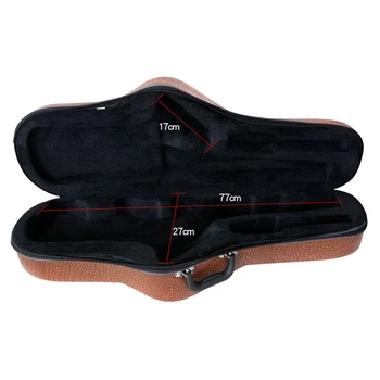 

High-end Alto Saxophone Case Hardshell Bb Alto Sax Carrying Case with Handle