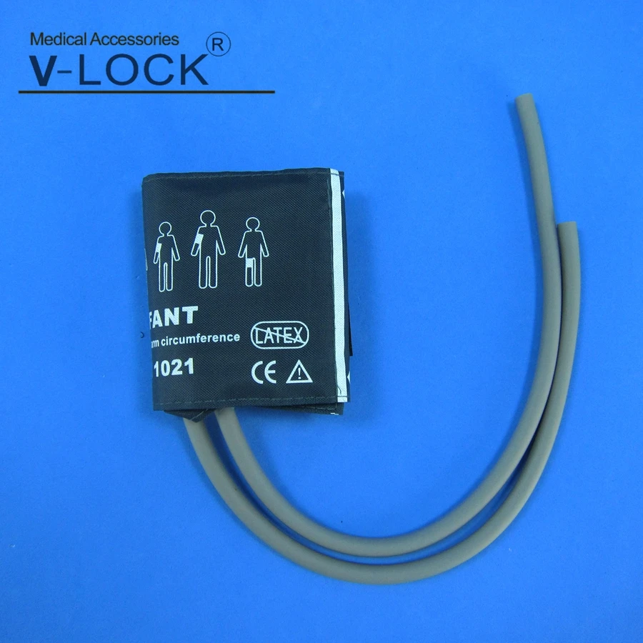 

infant arm blood pressure cuff with bladder double-tube nylon coat blood pressure cuff