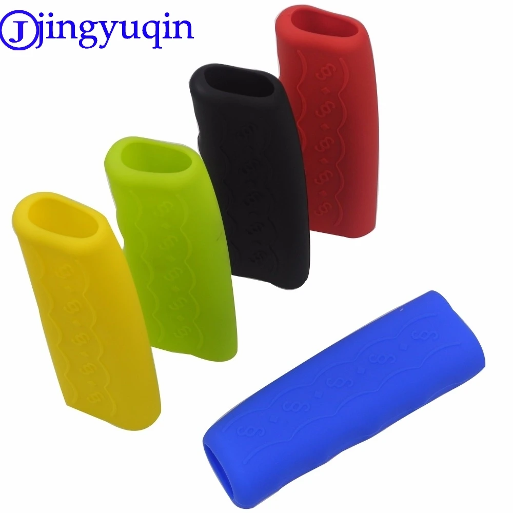 Universal Red Car Silicone Gel Parking Hand Brake Anti Slip Cover Case Sleeve