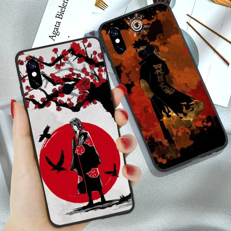 

Naruto Itachi Kakashi Akatsuki Phone Case For Xiaomi Mi A1 A2 5 6 6PLUS 8 9 SE Lite MIX 2 2S MAX 2 3 Pocophone F1