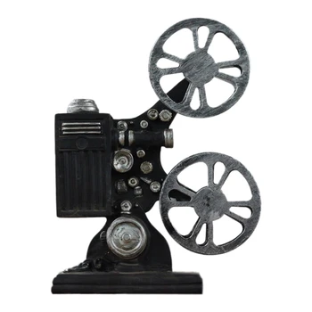 

Vintage Resin Projector Ornament Retro Model Movie Old Furnishings Home Crafts Ornaments Prop for Gifts Home Decor Accessories