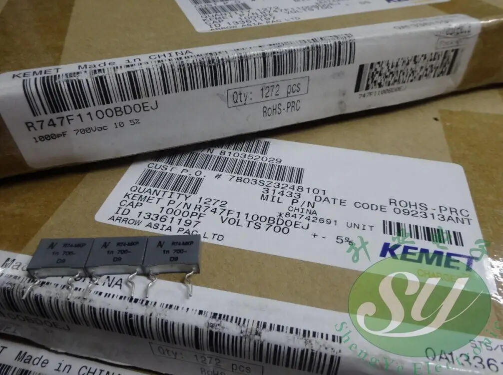 50 шт. AV MKP R74 0,001 мкФ 700Vac/1,0 1000pf 1NF n0 102 10 мм