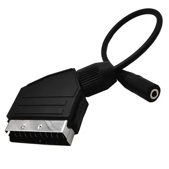 

SCART male adapter for output 3.5mm Femelle converter connector cable 0.3M