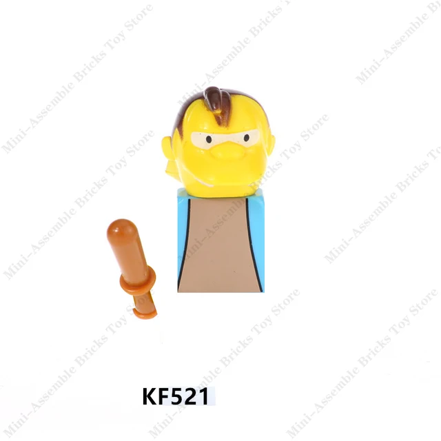 KF6039 Simpsons-Figures Mini Action Toy Figures Building Blocks Compatible Bricks Assemble Dolls Toys Birthday Gift for Children 5