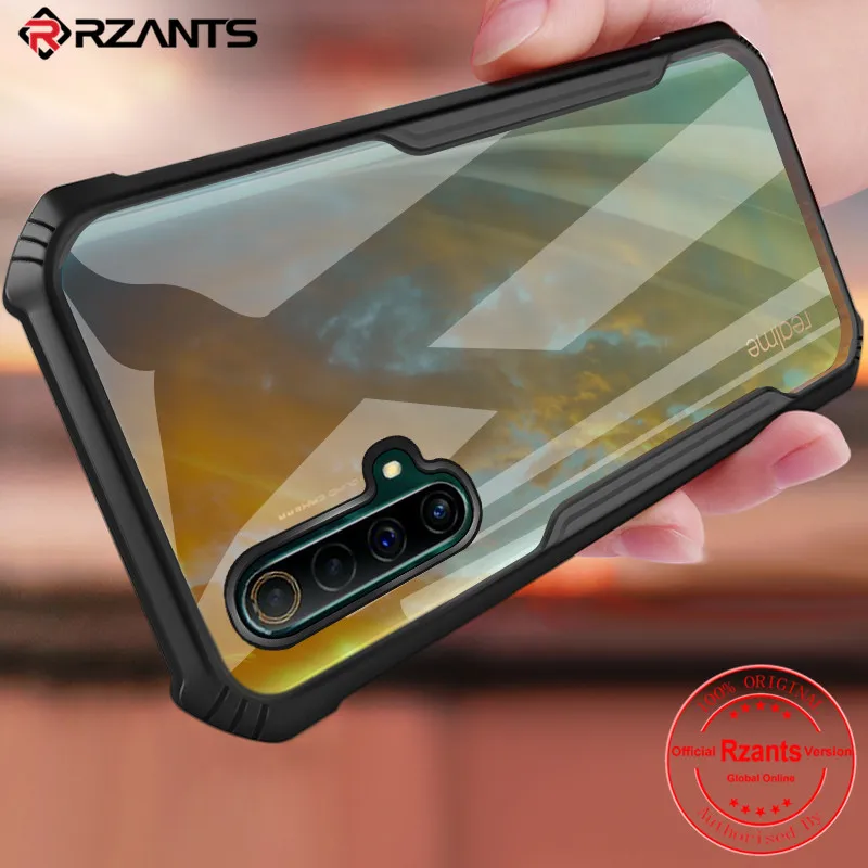 Rzants Per Oppo Realme X50 X3 Superzoom Realme X50 Pro Custodia Rigida [Lama] Custodia Protettiva Antiurto Trasparente Trasparente
