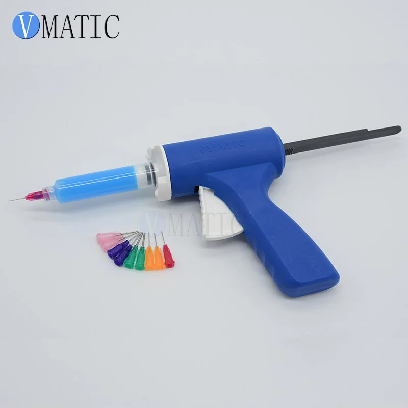 

Free Shipping 10cc 10ml Plastic Flux Soldering Syringe Caulking Gun For Green Oil