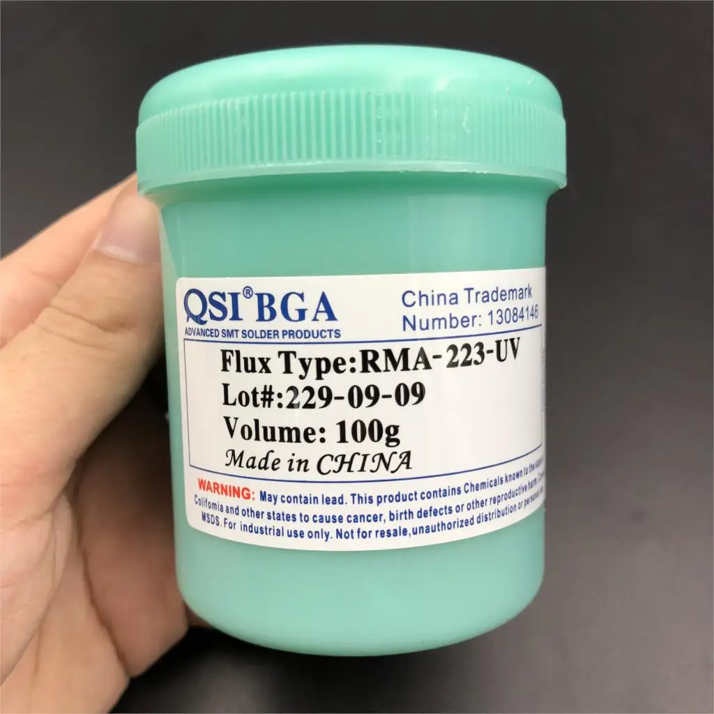 100 г RMA 223 UV NC 559 ASM BGA печатная плата флюс паста без очистки припоя/пайки SMD смазка rma