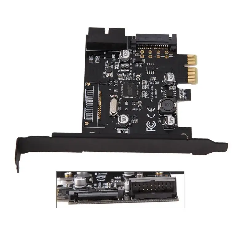 PCI Express USB 3,0 19 pin разъем и 15-pin SATA Мощность Поддержка окна 2000/XP/VISTA/Windows 7/Windows 8/Windows10