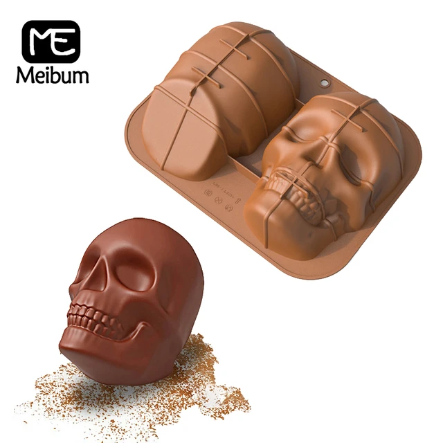 Silicone Skull Mold for Baking, Chocolates & Desserts