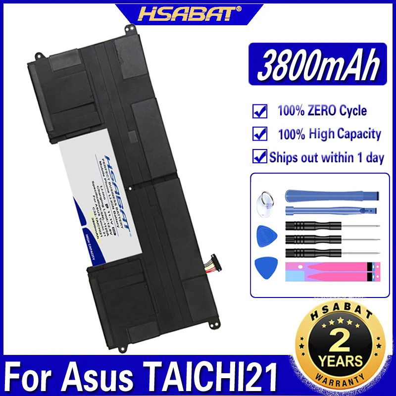 HSABAT C32 TAICHI21 3800mAh аккумулятор для ноутбука ASUS ультрабук TAICHI 21 батареи|Аккумуляторы