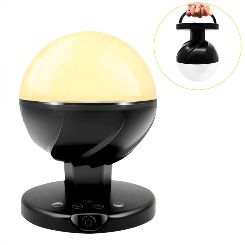 

2 In 1 LED Light Power Bank Touch Control Rechargeable Table Lamp Dimmable Hanging Handle Lamp USB Light For Home Outdoors