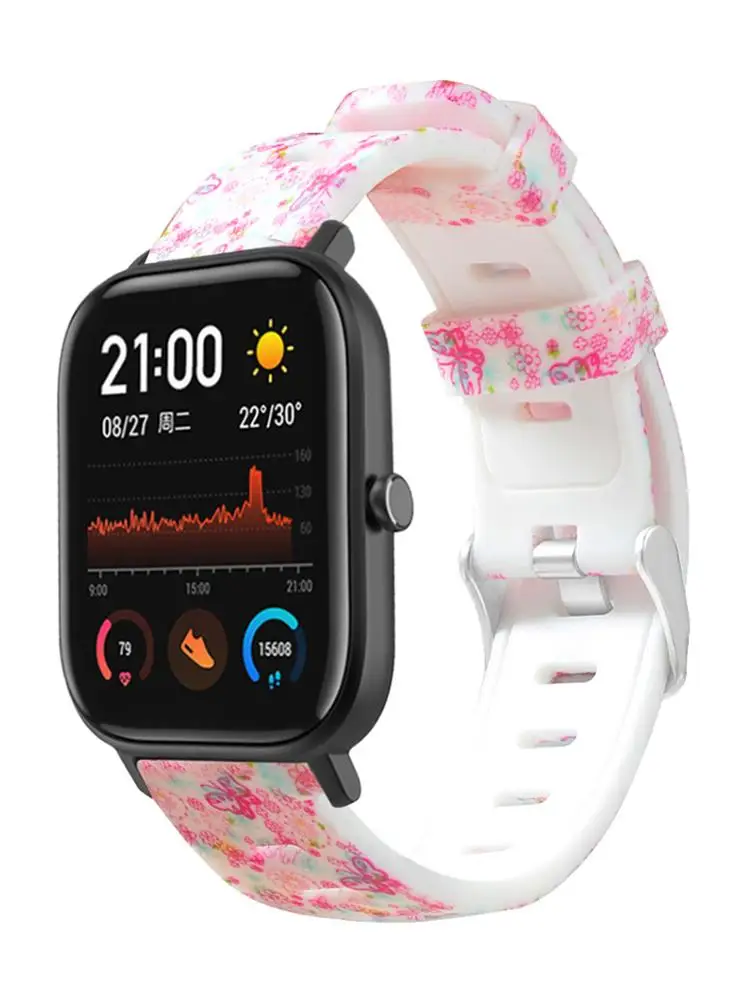 Ремешок силиконовый для смарт часов Xiaomi Huami Amazfit GTS|Смарт-аксессуары| |