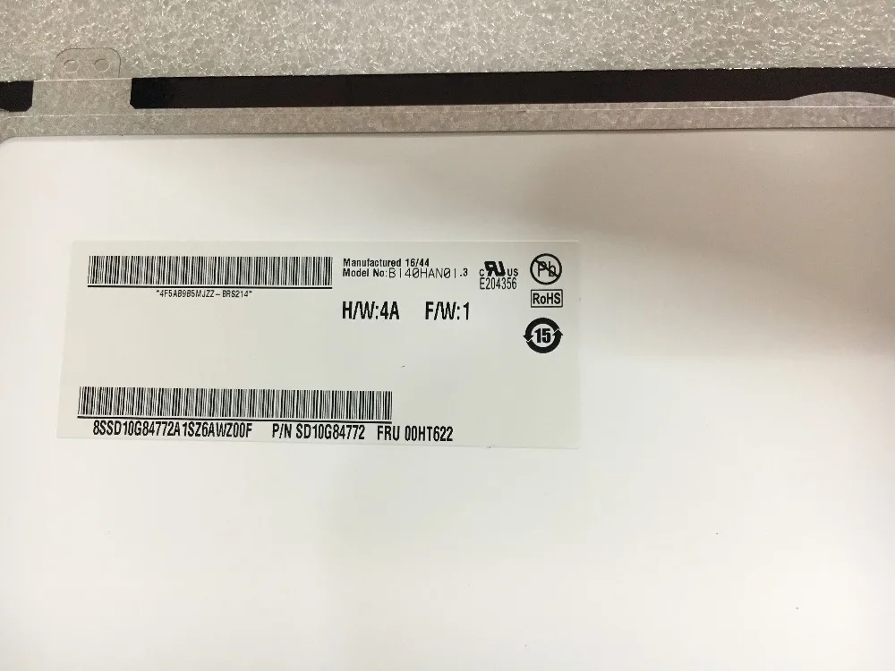 14,0 дюймов L 1920*1080 30 контактов для lenovo Thinkpad T450 T450S T440 FHD ips ЖК-экран B140HAN01.3