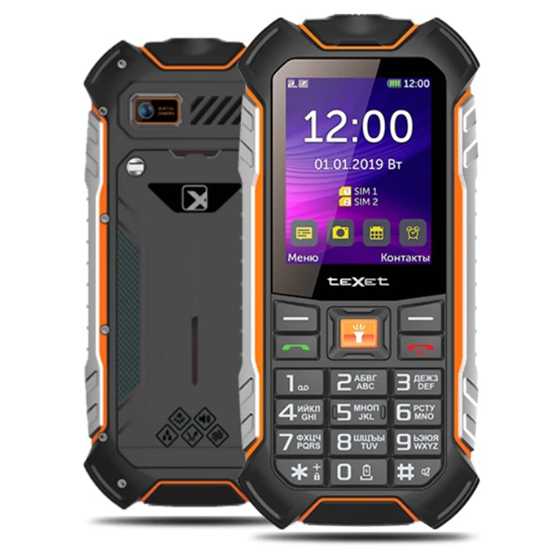 Сотовый телефон teXet TM-530R Black | Мобильные телефоны и аксессуары