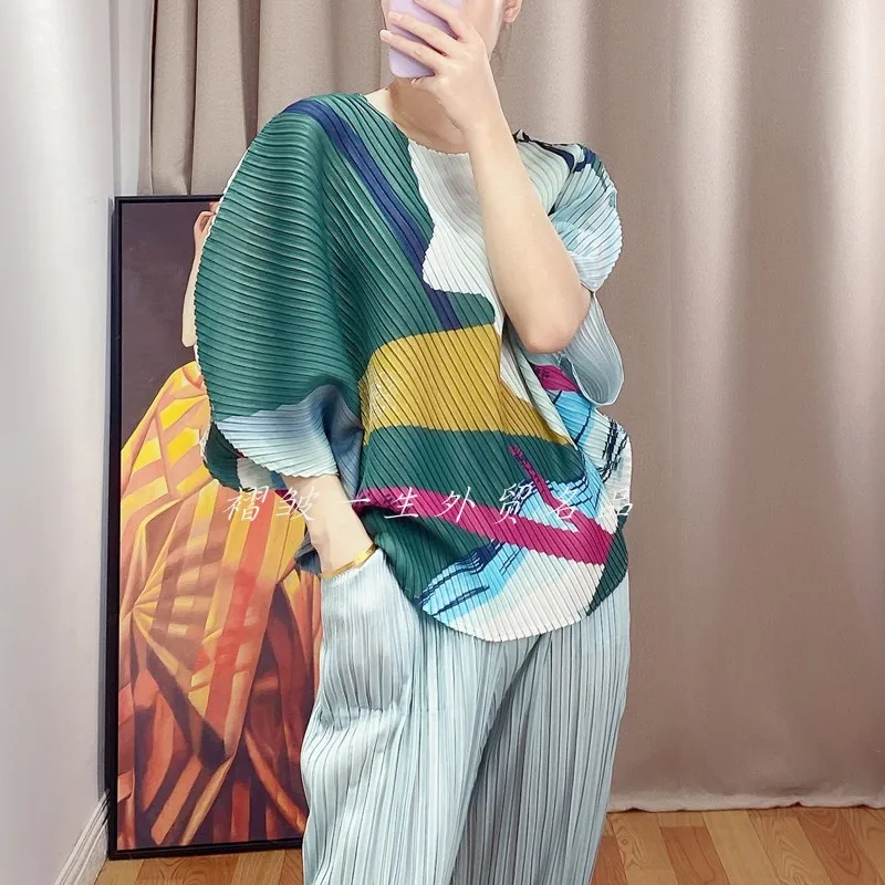 2020 early autumn women's loose print T-shirt