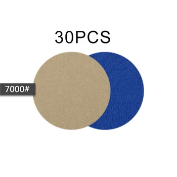

Woodworking Sanding Polishing 30pcs Discs Hook & Loop 60-10000 Grit Sander Pad