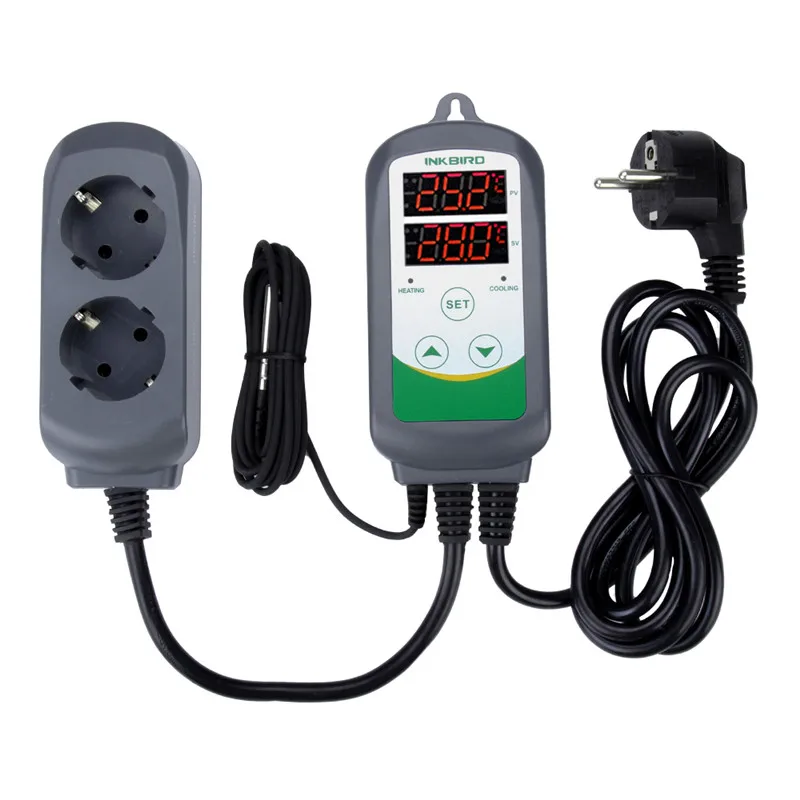 Buy Inkbird ITC-308 Digital Temperature Controller Thermostat Dual Relays  Heating Cooling 220V Plug Online at desertcartZimbabwe