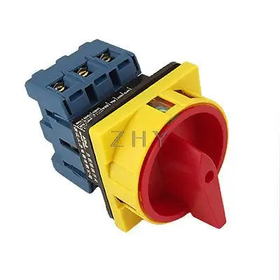 

Ui 660V Ith 40A Rotary Cam ON/OFF Changeover Switch New