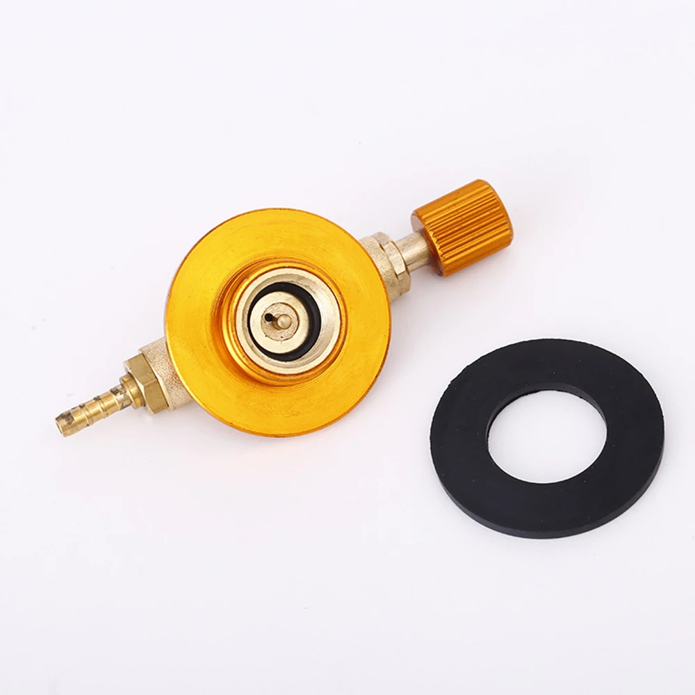 

Outdoor LPG Gas Propane Refill Adapter Flat Cylinder Tank Coupler Connector Universal Valves Connector Stove Cylinder Tank
