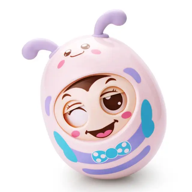 Cartoon Baby Tumbler Toy Wink Design Educational Cute Tumbler Roly-poly Toy for Child 1
