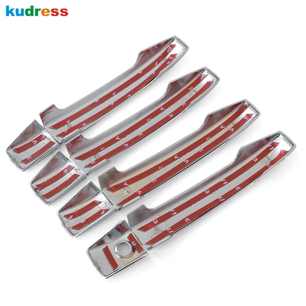 Подходит для Subaru Forester 2009 2010 2011 2012 2013 ABS Chrome Боковая дверь ручки крышки Накладка
