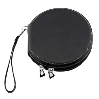

Protective Sleeve DVD Universal Storage Organizer Album Box Round Car Accessories CD Case Disk Purse Portable Hard Bag Zipper
