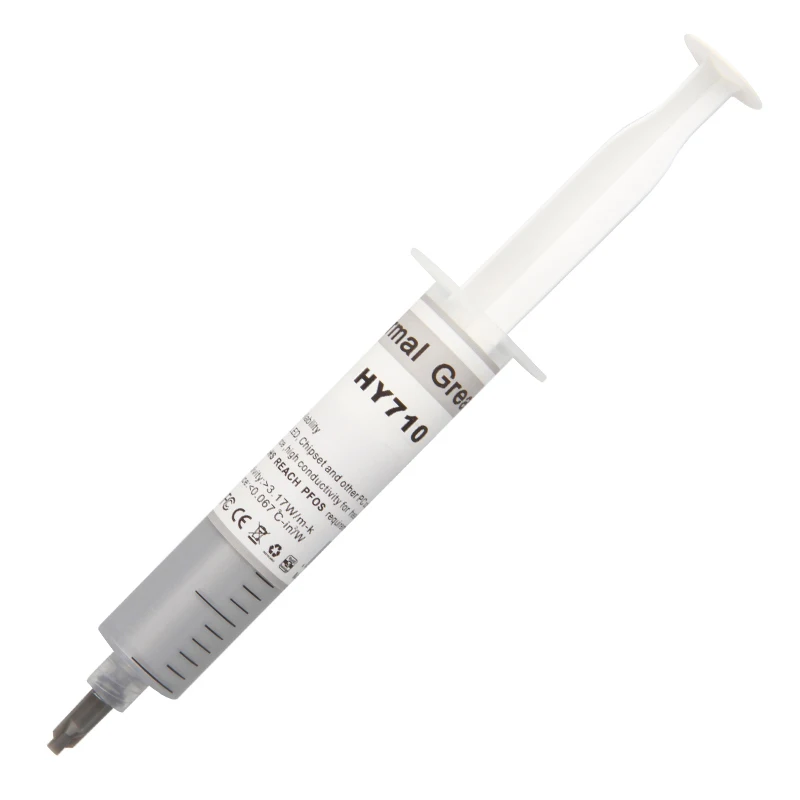 HY710 High Performance Silver Thermal Grease Compound 25 GRAM Syringe