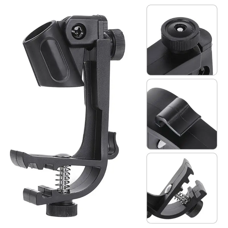 

Crust Pro 1PC Adjustable Microphone Clips on Drum Rim Anti-shock Mount Clamp