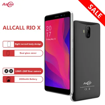 Перейти на Алиэкспресс и купить Allcall Rio X 3G смартфон 13 МП + 2 МП, двойная камера заднего вида, Android 8,1, 18:9, 5,5 дюймов, четырехъядерный процессор MTK6580, 1 ГБ RAM, 8 Гб ROM, мобильный телефо...