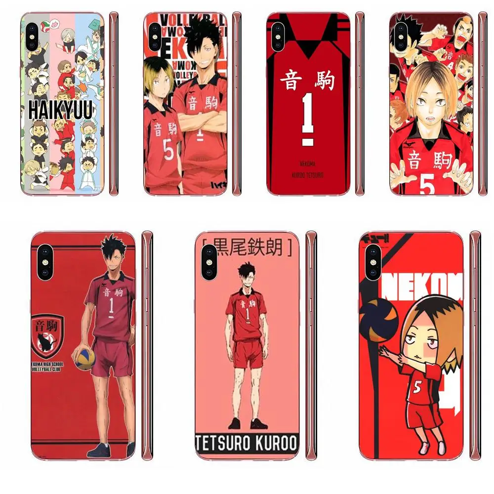 Футболка для волейбола Haikyuu Nekoma трикотажная кофта Galaxy Grand A3 A5 A7 A8 A9 A9S On5 On7 Plus Pro Star