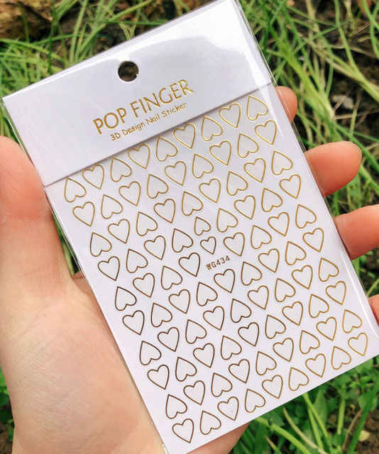 yeni eski İngilizce büyük boyutu 80mm * 103mm numaraları tırnak çıkartmaları Wrap 3D tırnak sanat malzemeleri 6 renkli mektup numarası tırnak Sticker C003(1)