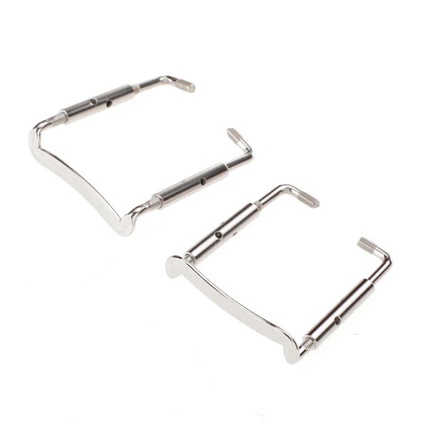 2X Silver Metal Violin Chinrest Clamp Screw