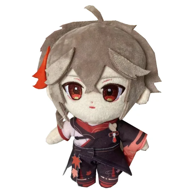 Genshin Impact Plush Arataki itto Ganyu Morax Zhong Li Xiao Tartaglia Kaedehara Kazuha Gorou Hu Tao Soft Doll Pillows Kids Gifts 3