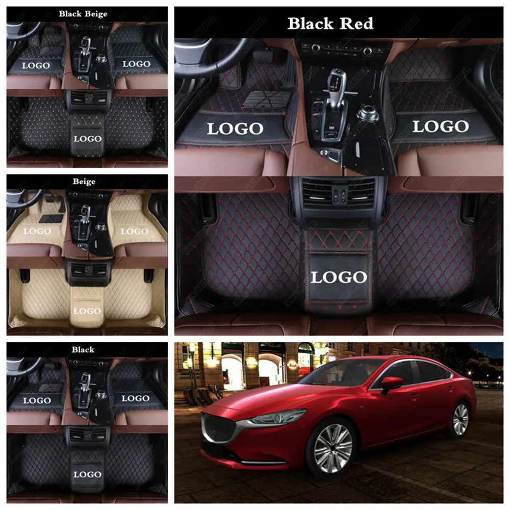 Пользовательские автомобильные коврики для Mazda Cx-3 Cx-5 Cx-7 Cx-8 Cx-9 Mx-5 3 5 6 8 Atenza Кожа Авто ножные коврики ковровое покрытие для автомобильных ковриков